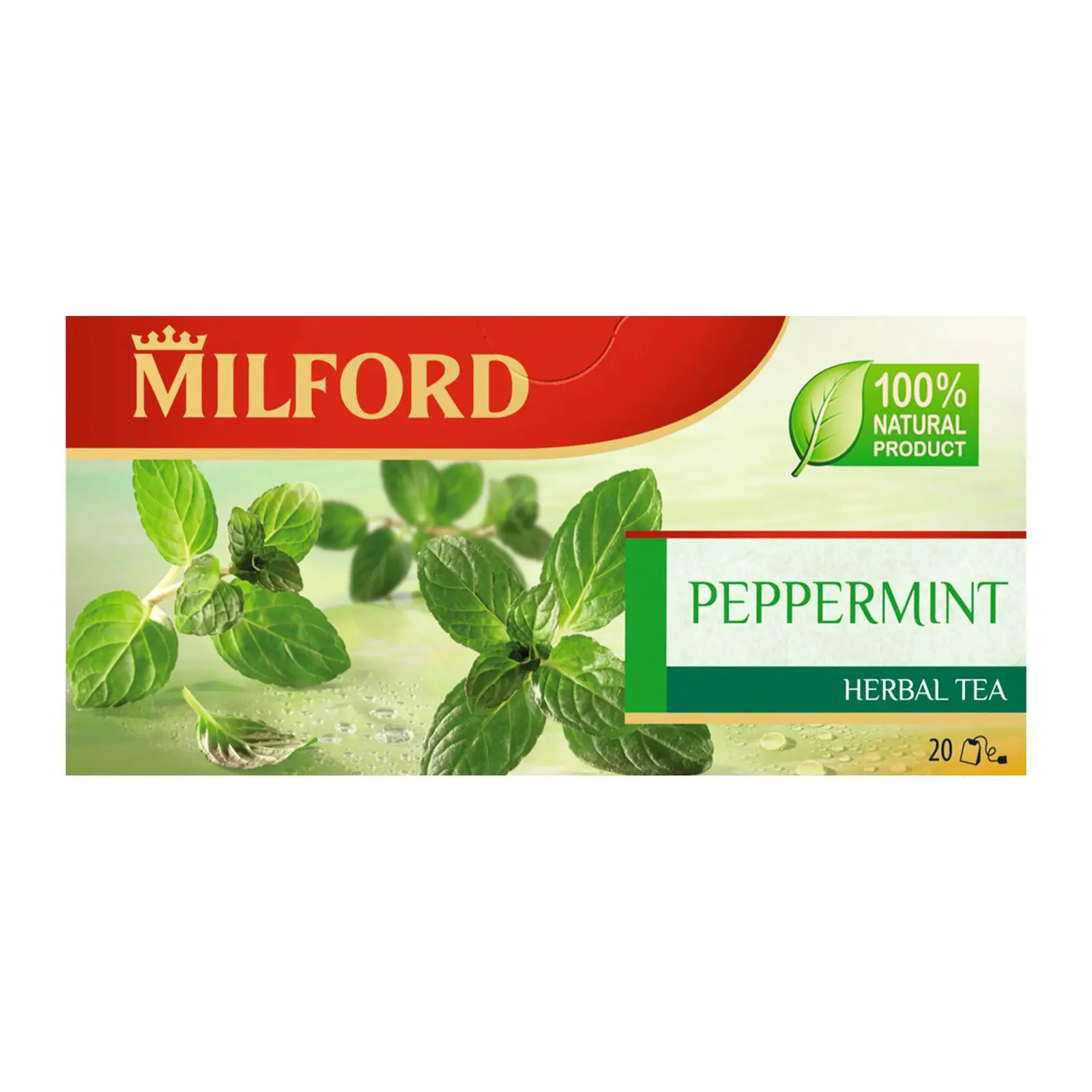 Изображение товара Чай Milford Мята пакетики 20шт 30г травяной напиток