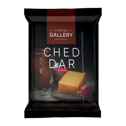 Изображение товара Сыр Чеддер Красный Cheese Gallery 50% 200г