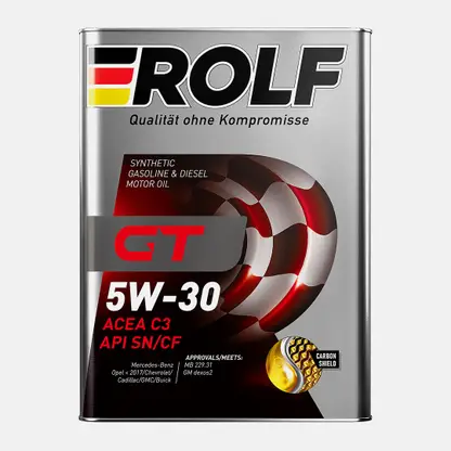 Масло синтетическое Rolf Gt Sae 5W-30 API SN/CF 4л