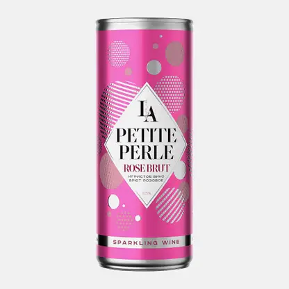 Вино игристое La Petite Perle розовое брют 11.5% 250мл