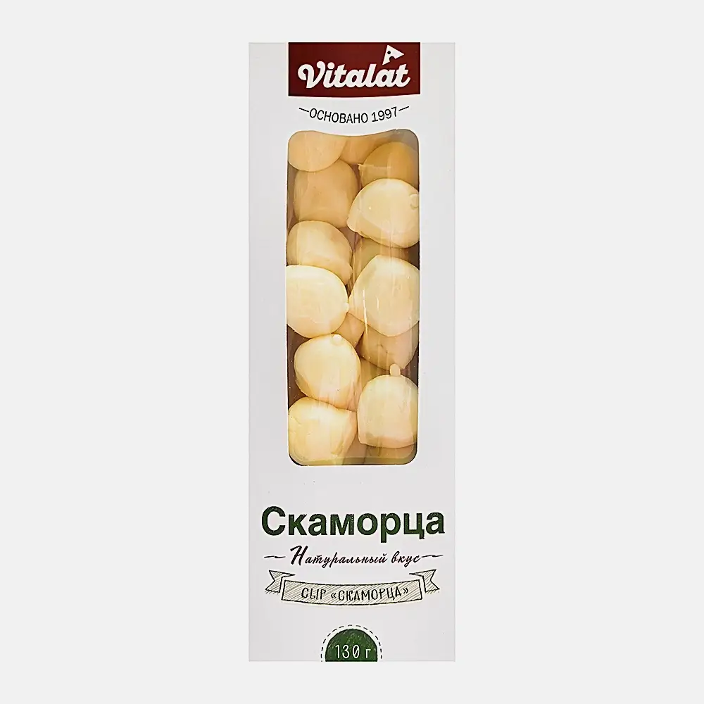 Сыр Vitalat Скаморца 40% 130г Сыр Vitalat Скаморца 40% 130г