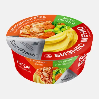 Пюре Бизнес меню картофельное с куриным филе 110г