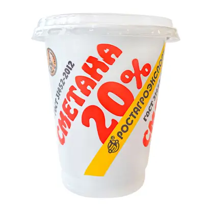 Изображение товара Сметана РостАгроЭкспорт 20% 280г