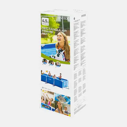 Бассейн каркасный прямоугольный Intex 28273NP 450*220*84cм