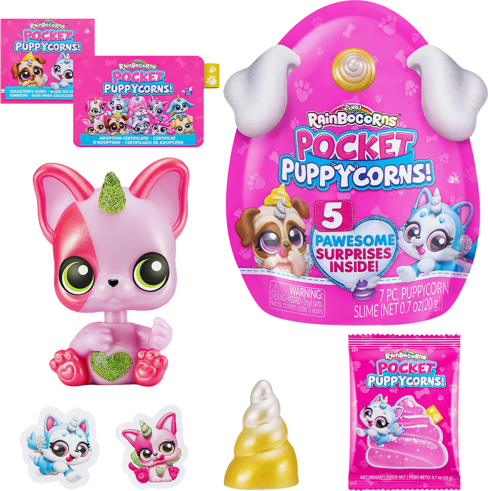 Игрушка Zuru RainBocoRns Puppycorn плюш в яйце 59г 15.5*5.5*13см