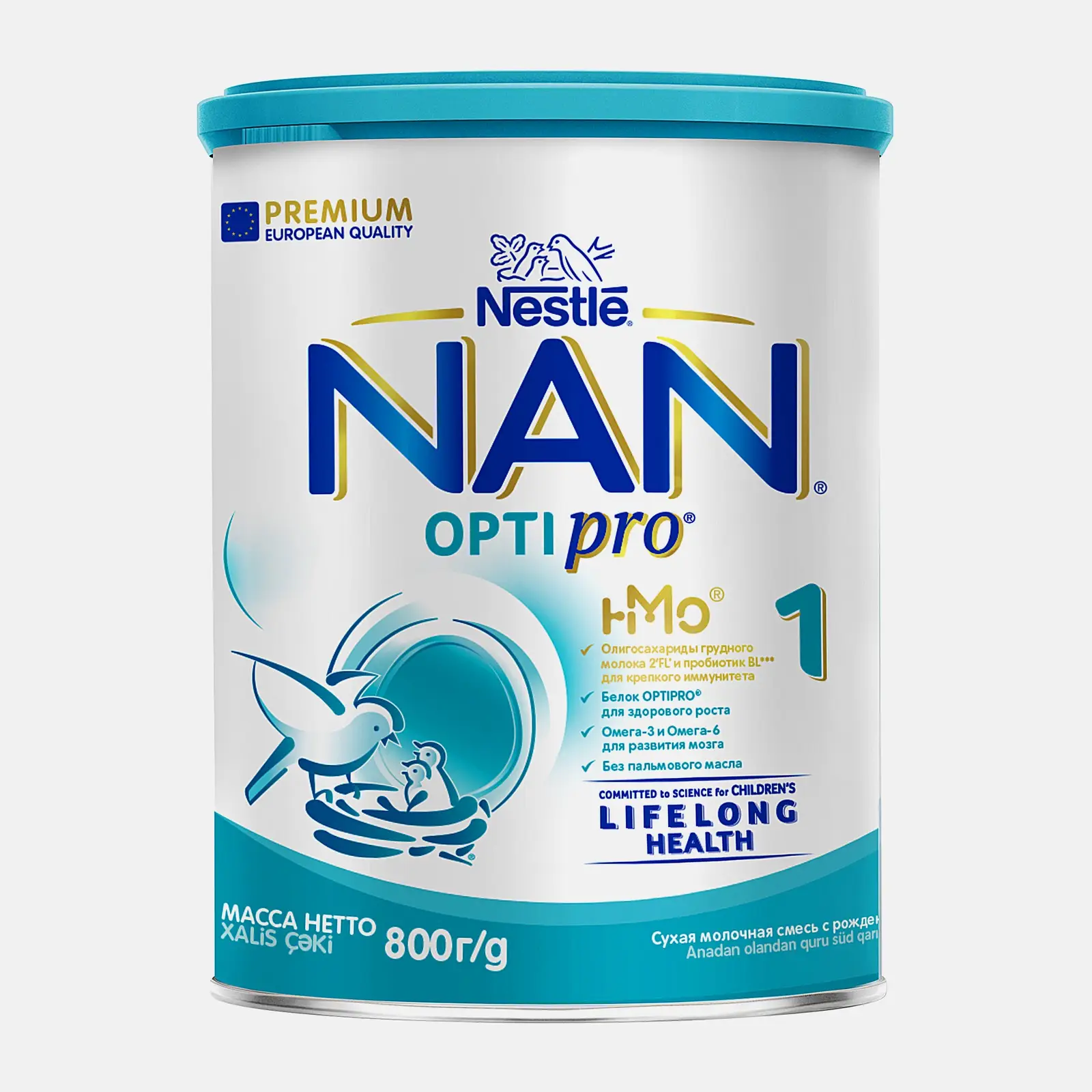 Молочная смесь NAN 1 OptiPro с рождения 800г