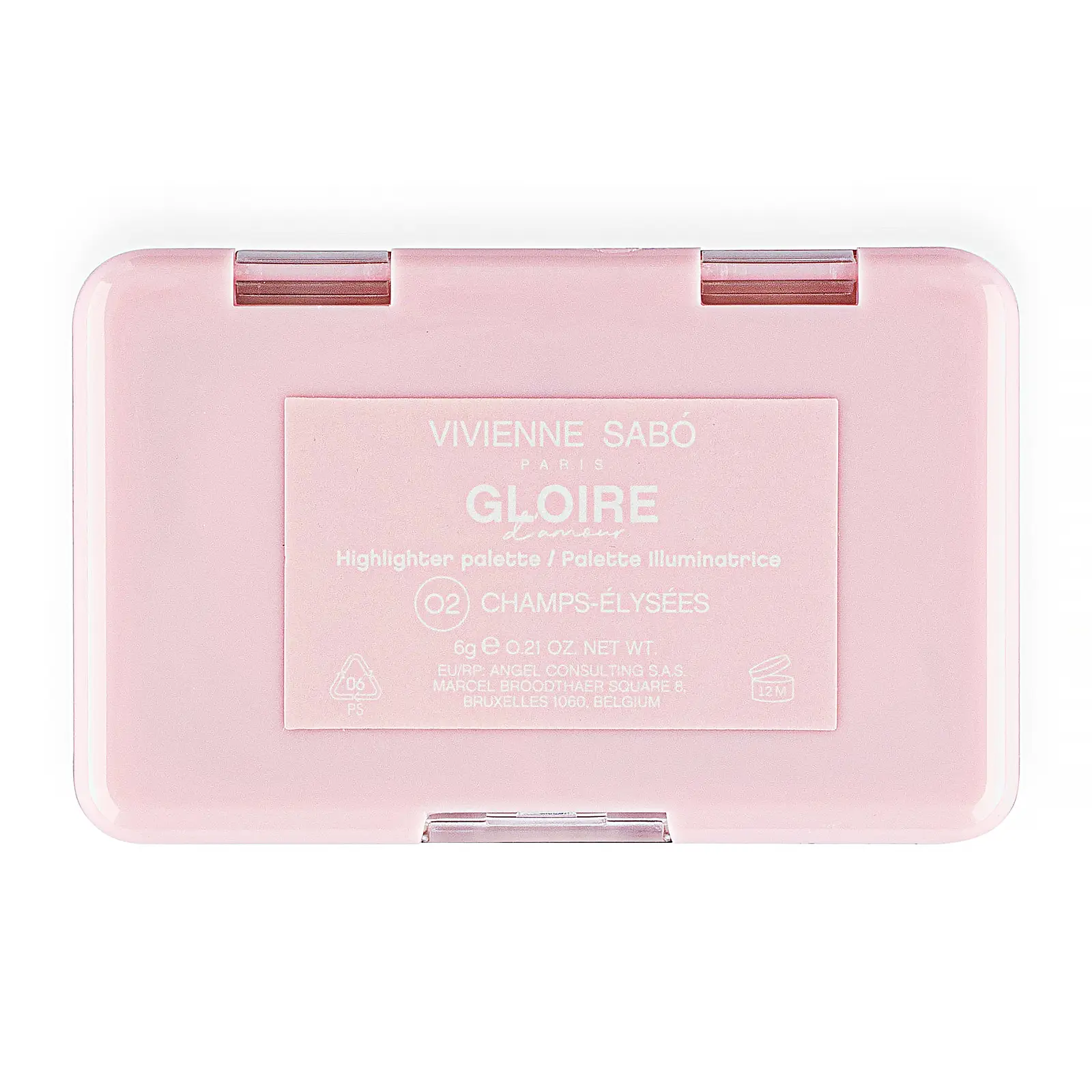 Палетка хайлайтеров Vivienne Sabo Gloire damour 02 