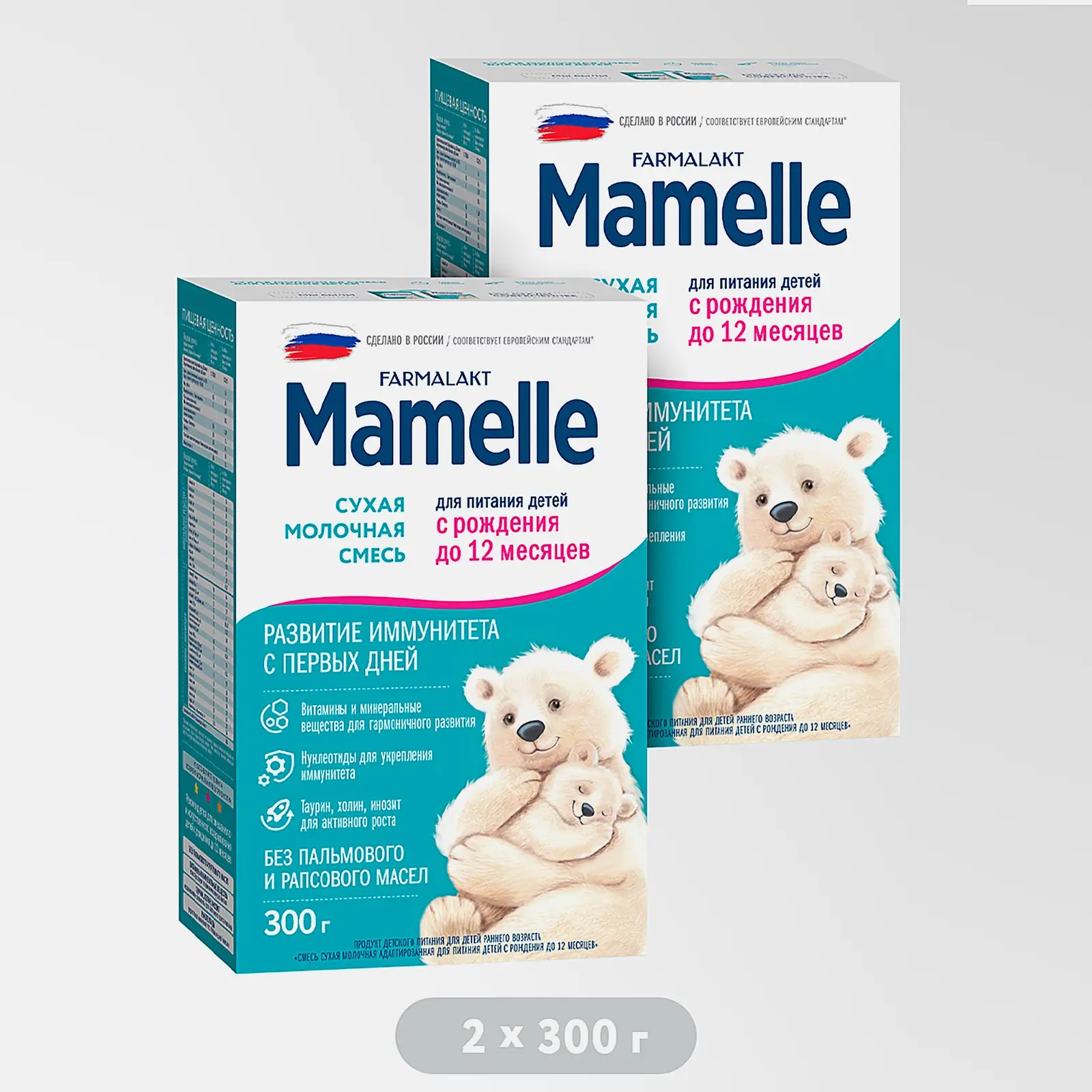 Смесь Mamelle молочная сухая c 0 до 12 месяцев 300г