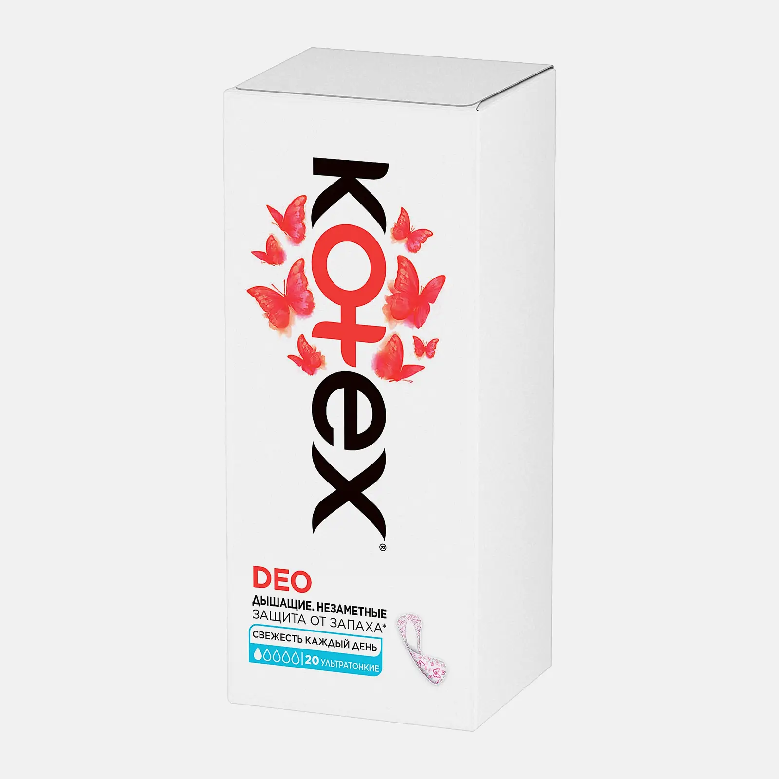Прокладки ежедневные ультратонкие Kotex Deo 20шт