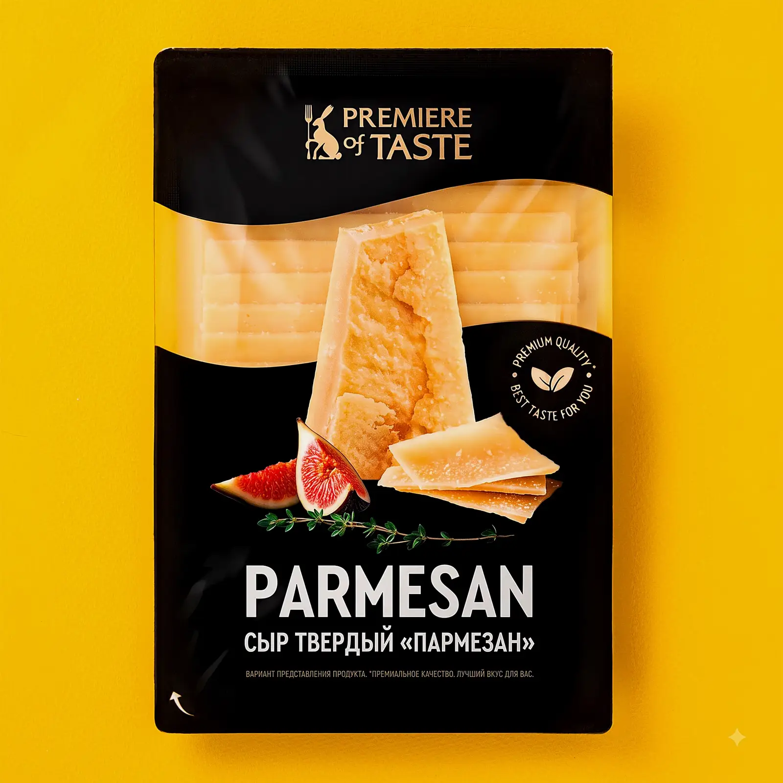 Сыр Пармезан слайсы Premiere of taste 40% 150г