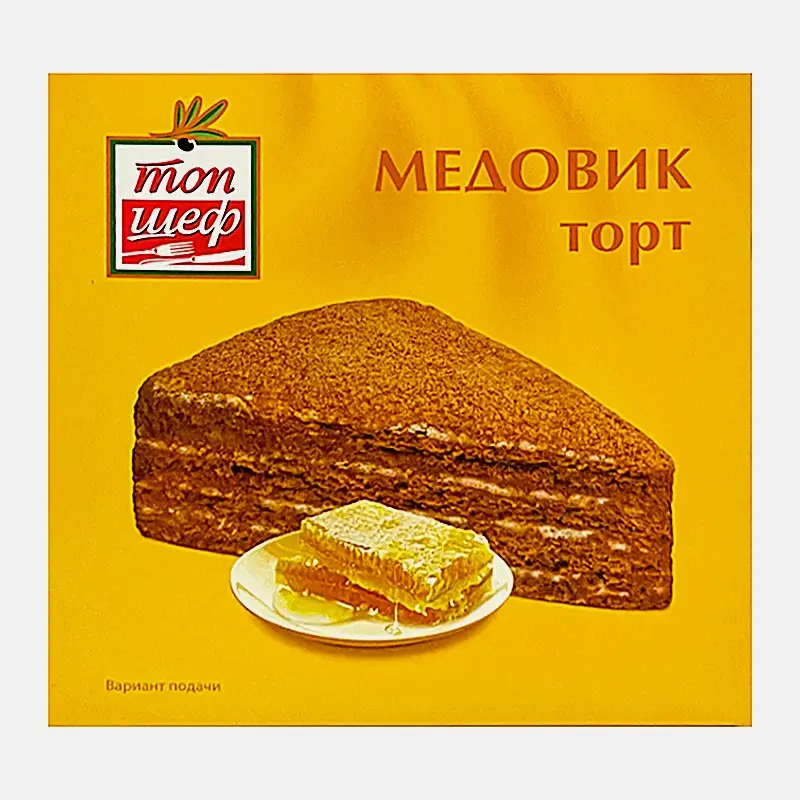 Торт Медовик замороженный Топ Шеф 450г Торт Медовик замороженный Топ Шеф 450г