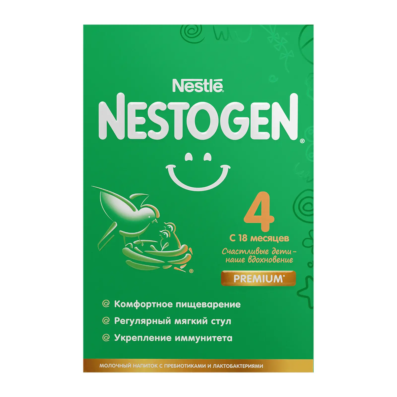 Изображение товара Молочная смесь Nestogen 4 для детей 18+ 600г сухая с пребиотиками и витаминами