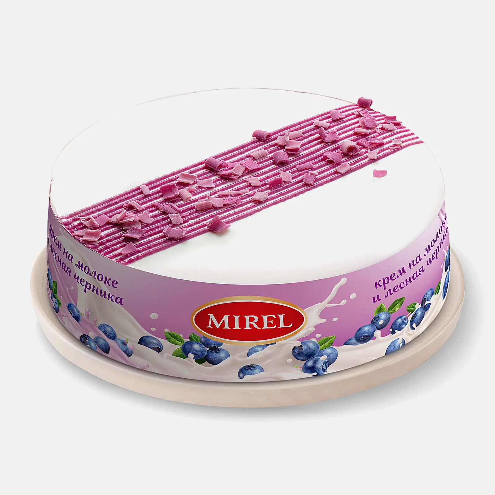 Торт Mirel Черничное молоко 750г