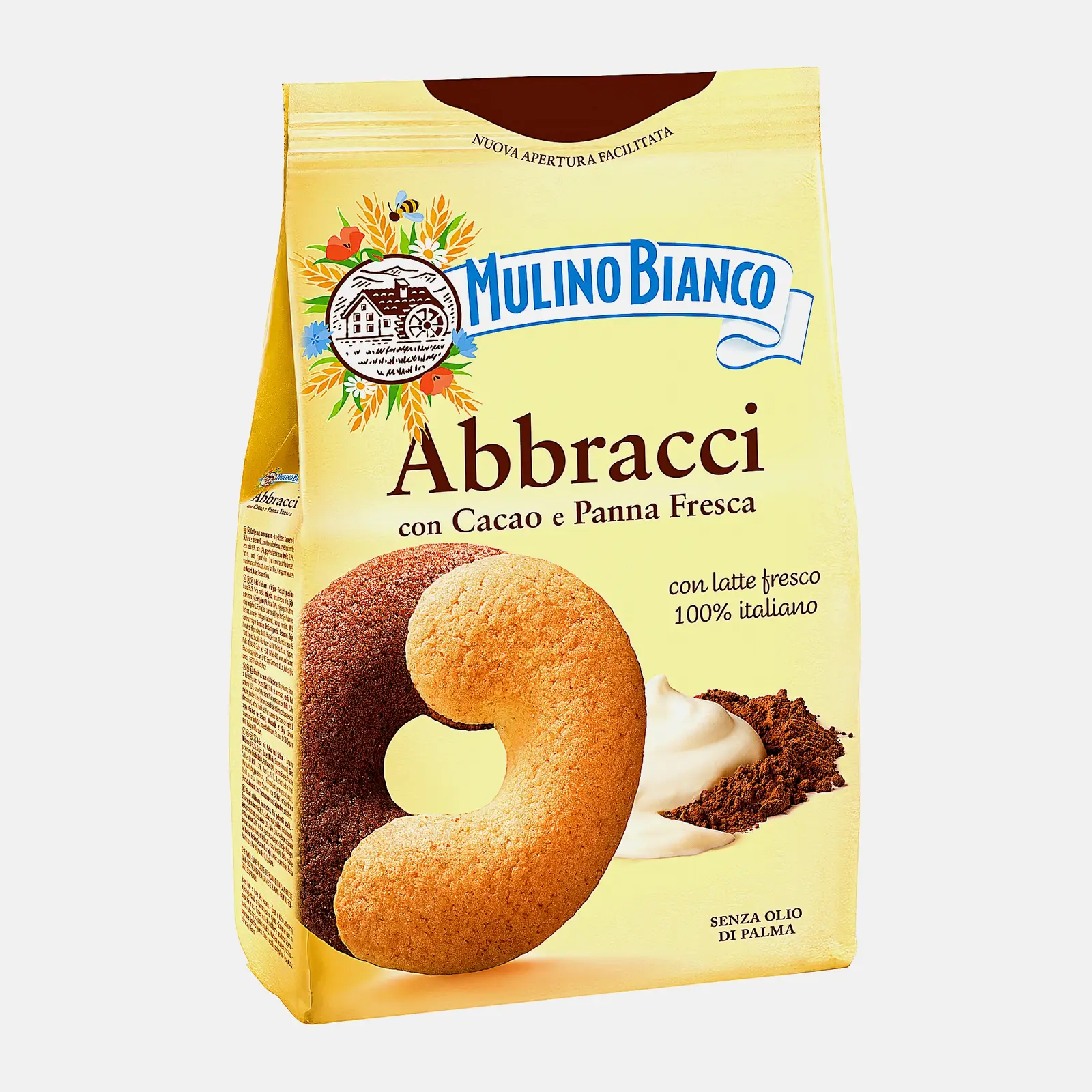 Печенье  с какао и сливками Mulino Bianco Abbracci 350г
