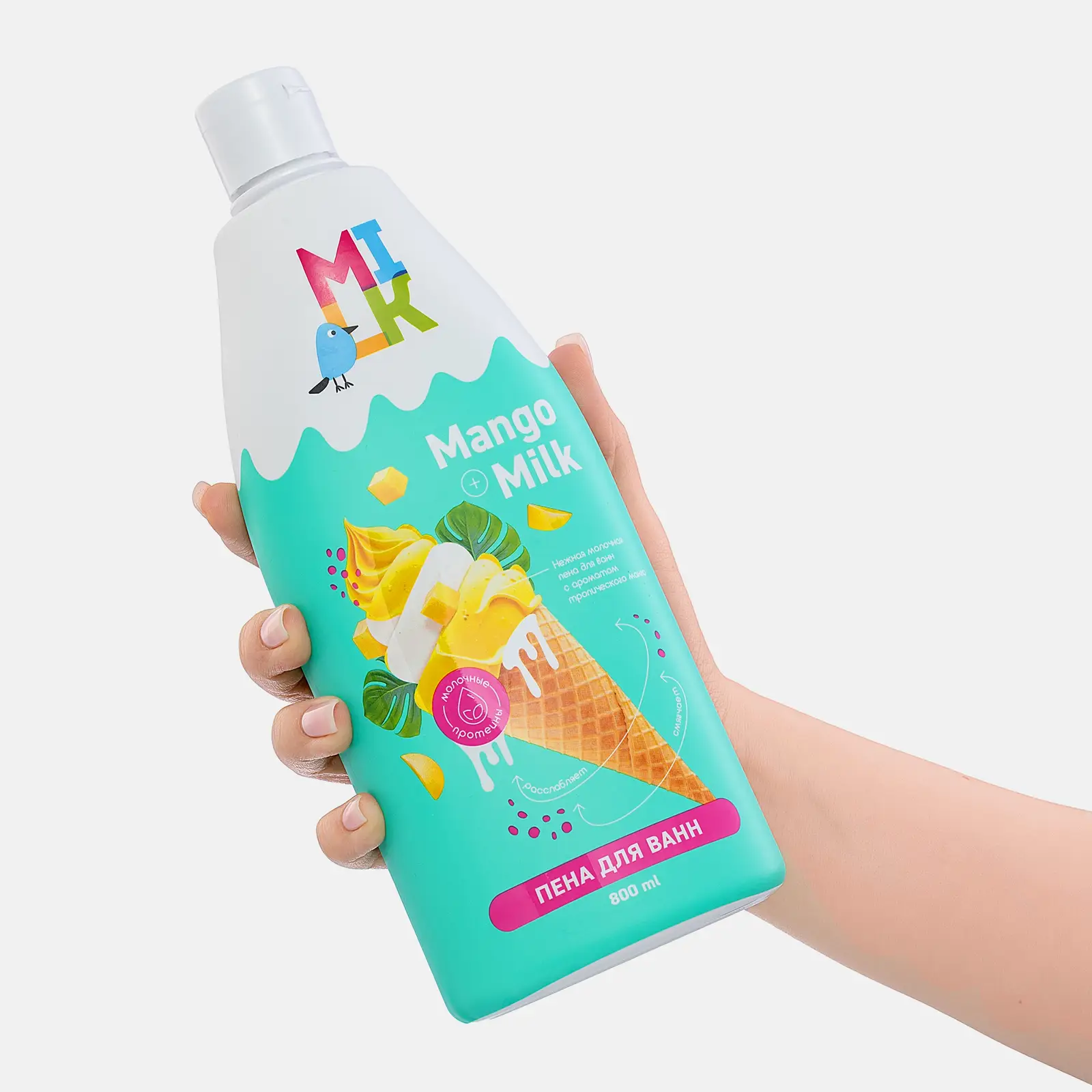 Пена для ванн Milk Ice Cream 800мл - фото 2