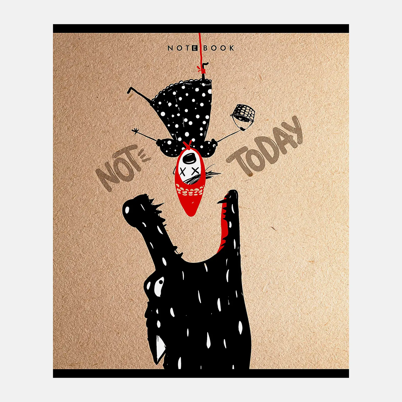 Тетрадь ПЗБМ А5 серия Not Today клетка 96л в ассортименте - фото 5