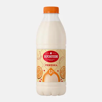 Ряженка Вкуснотеево 3.2% 900г