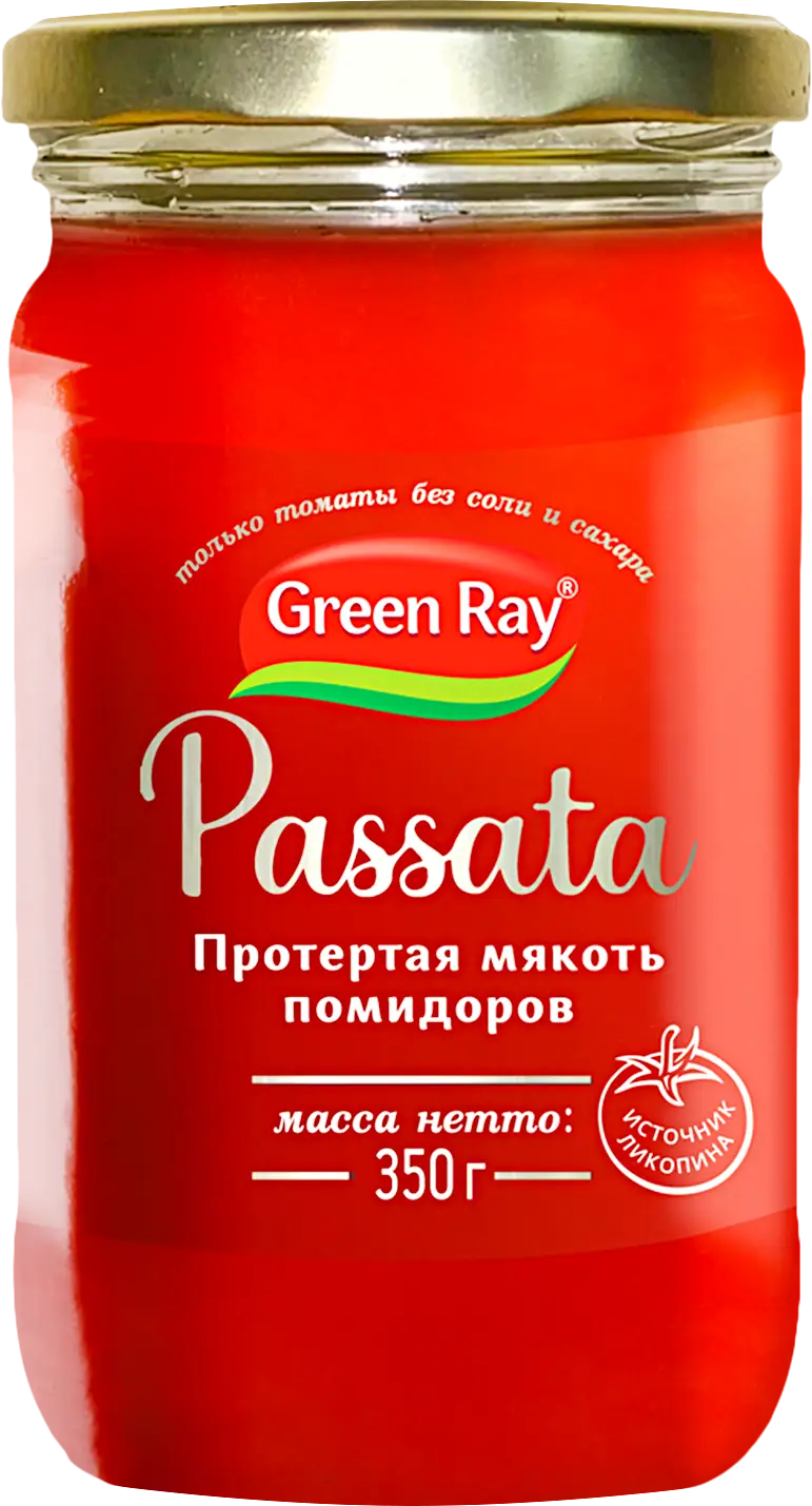 Пассата Green Ray протертая мякоть помидоров 350г - Магнит-Продукты