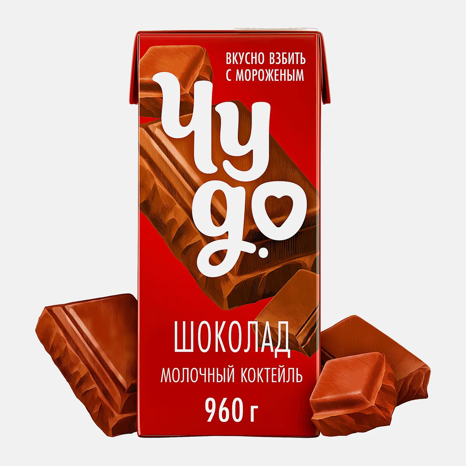 Изображение товара Молочный коктейль Чудо Шоколад 2% 960г