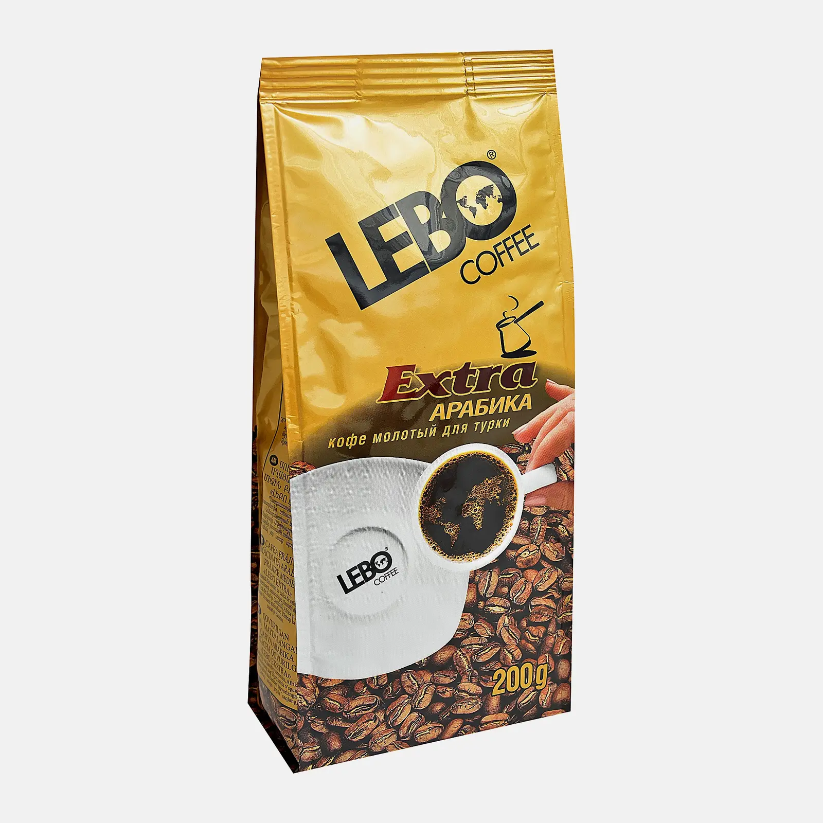 Молотый кофе Extra Арабика Lebo 200г - фото 2 Молотый кофе Extra Арабика Lebo 200г - фото 2