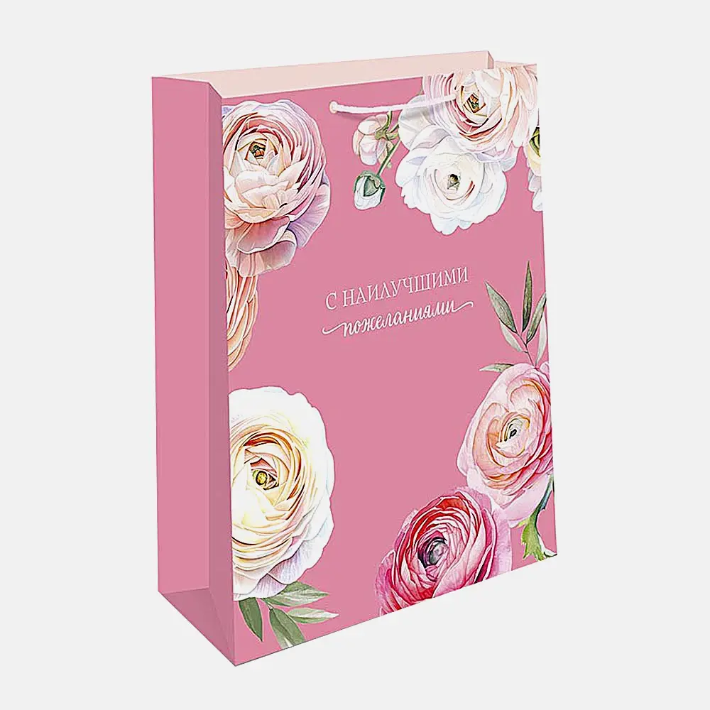 Подарочный пакет бумажный 26*32*12см
