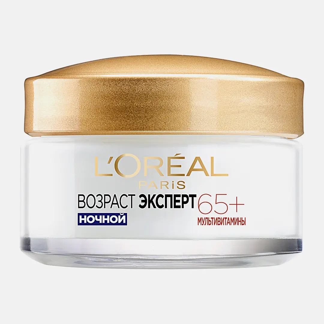 Крем для лица L’Oréal Paris Ночной Возраст Эксперт 65+ против морщин питательный 50мл Крем для лица L’Oréal Paris Ночной Возраст Эксперт 65+ против морщин питательный 50мл