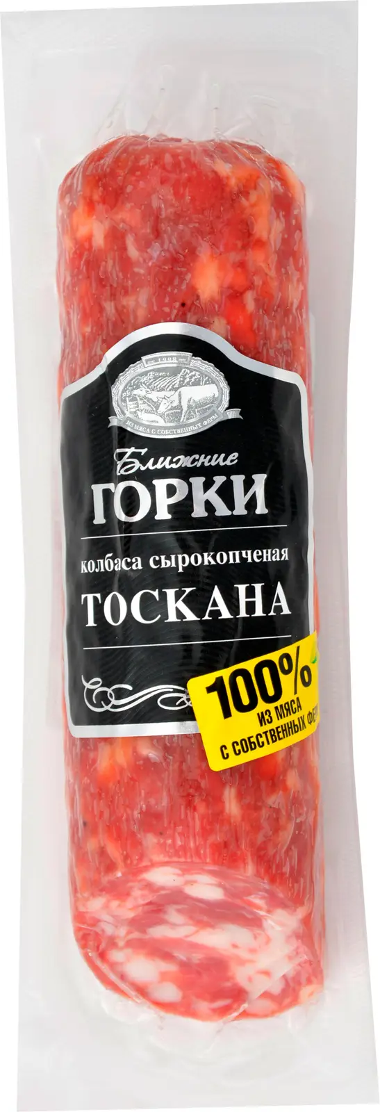 Изображение товара Колбаса Ближние горки Тоскана сырокопченая 240г натуральный деликатес