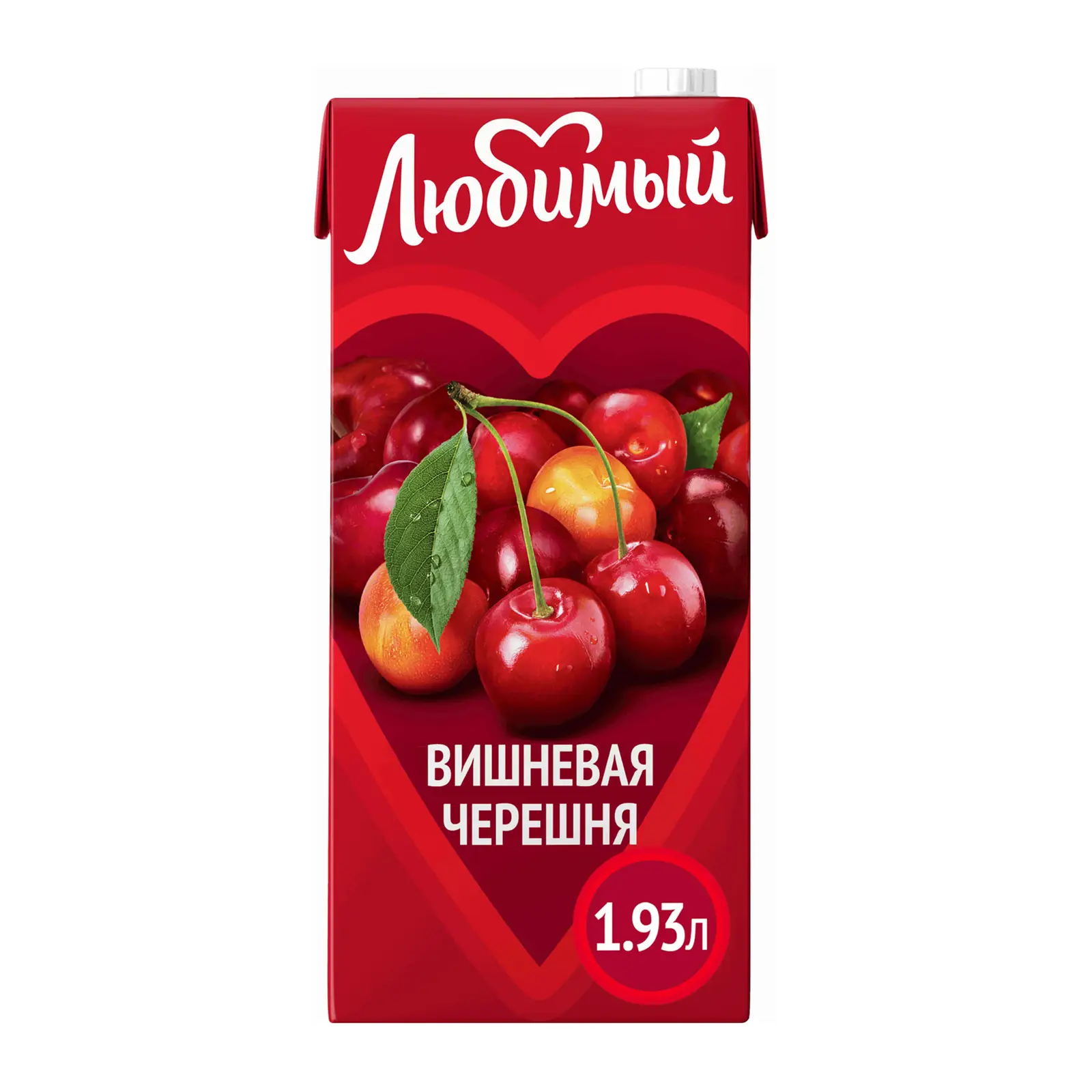 Изображение товара Напиток Любимый Яблоко вишня черешня 1.93л