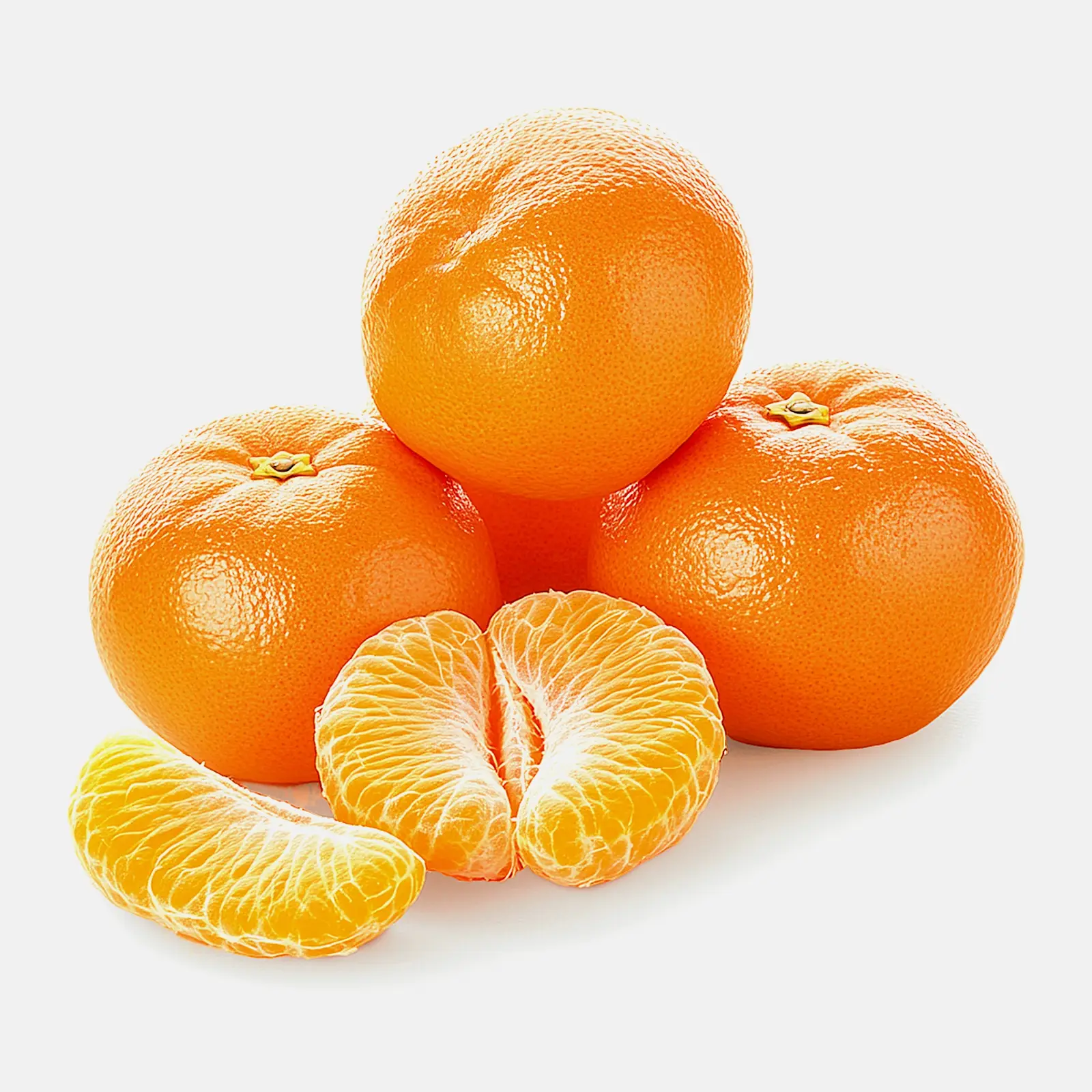 Изображение товара Свежие мандарины 600г - натуральный и ароматный фрукт для здоровья и удовольствия