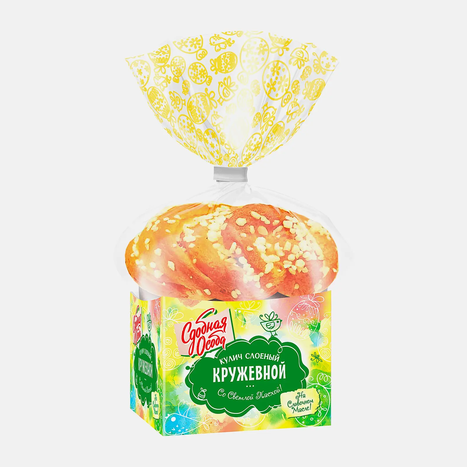 Изображение товара Кулич Кружевной слоеный Черемушки КБК 250г