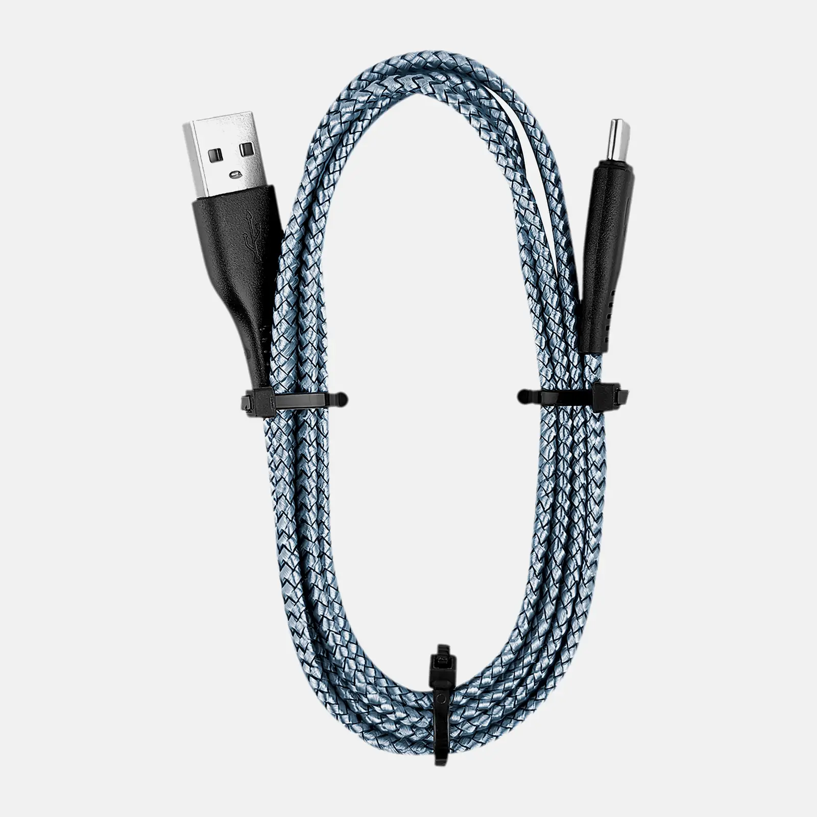 Нейлоновый кабель USB A/Type-C 2344 3А Gal 1м - фото 2