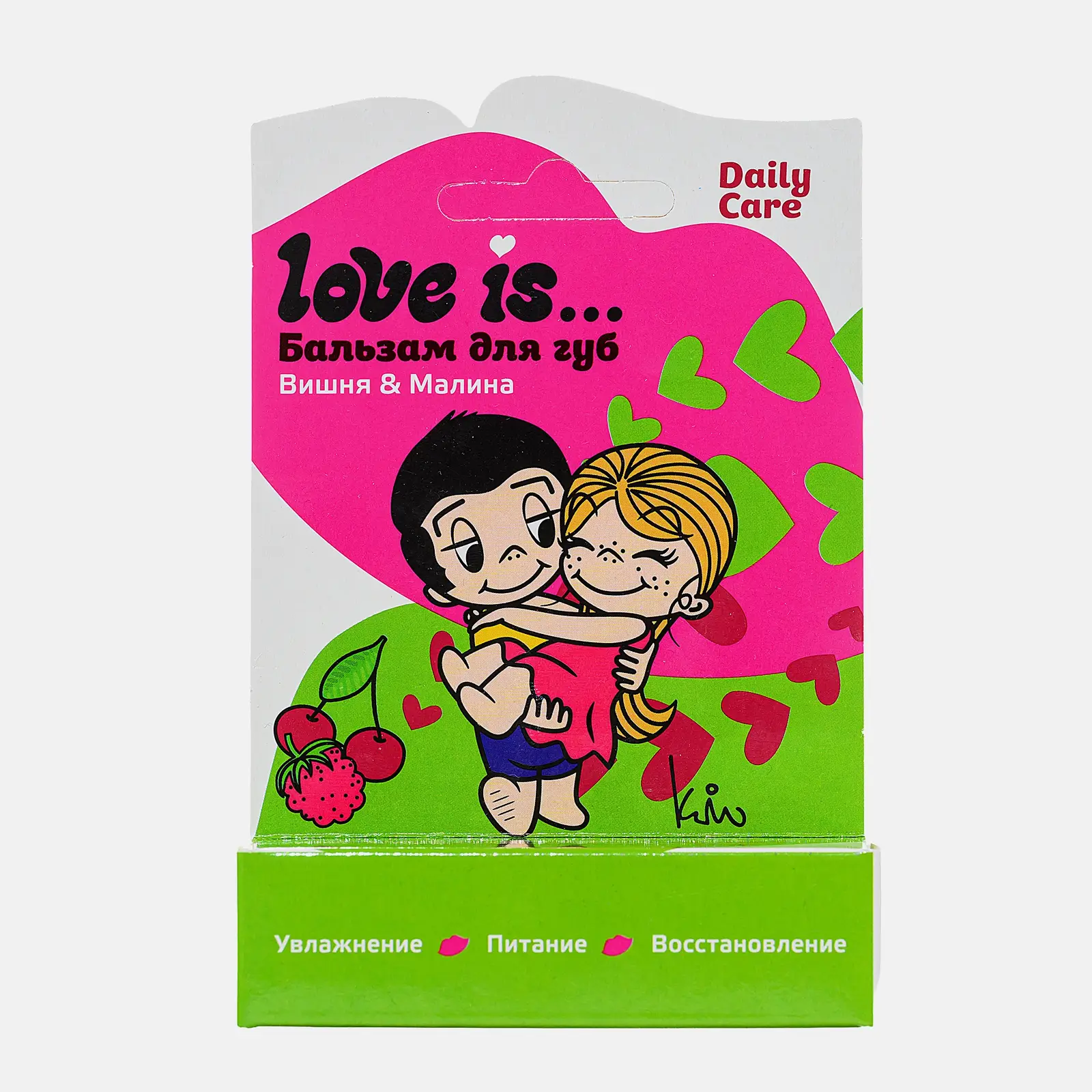 Бальзам для губ вишня малина Love Is