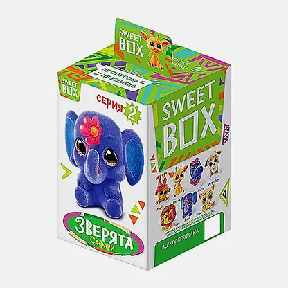 Мармeлад жевательный с игрушками Зверята Sweet Box 10г