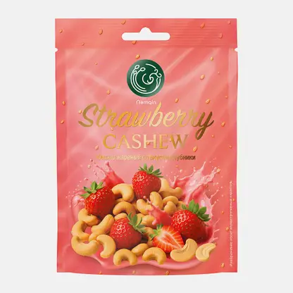 Кешью жареный со вкусом клубники Namqin 30г