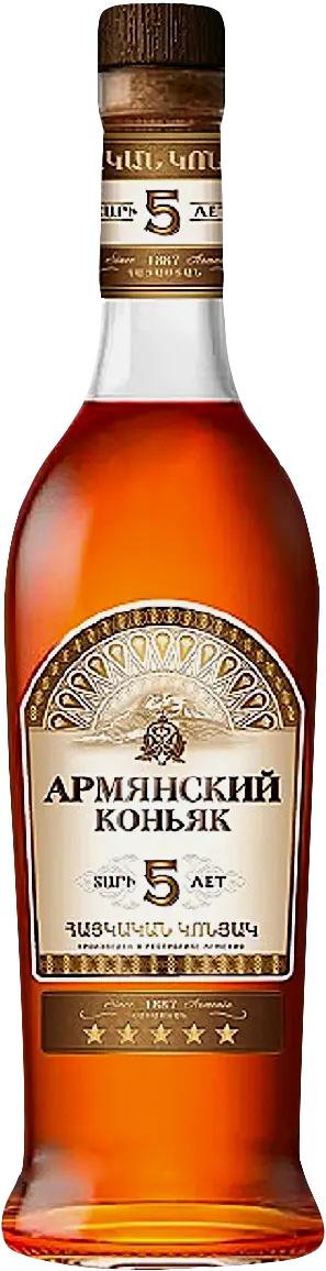 Изображение товара Армянский коньяк Аркон 5 лет 40% 500мл - качество и традиции
