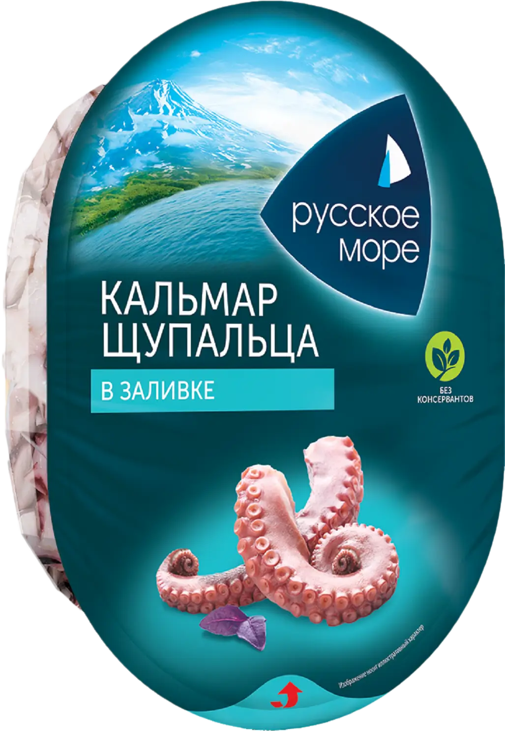 Щупальца кальмара Русское море в заливке 180г - Магнит-Продукты