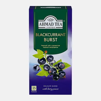 Чай черный Ahmad Tea Blackcurrant Burst смородина 25пак
