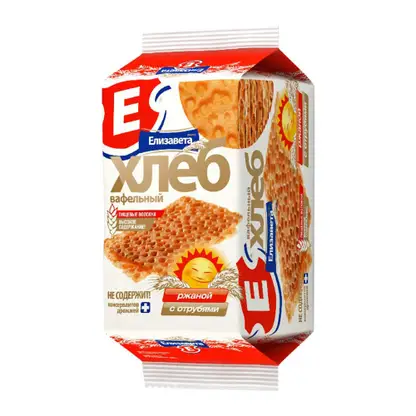 Изображение товара Ржано-пшеничные хлебцы с отрубями Elizabeth 85 г - полезный и вкусный перекус
