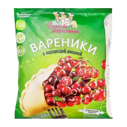 Изображение товара Вареники Братцы с вишней 350г