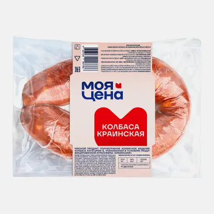 Колбаса Моя цена Краинская полукопченая 300г