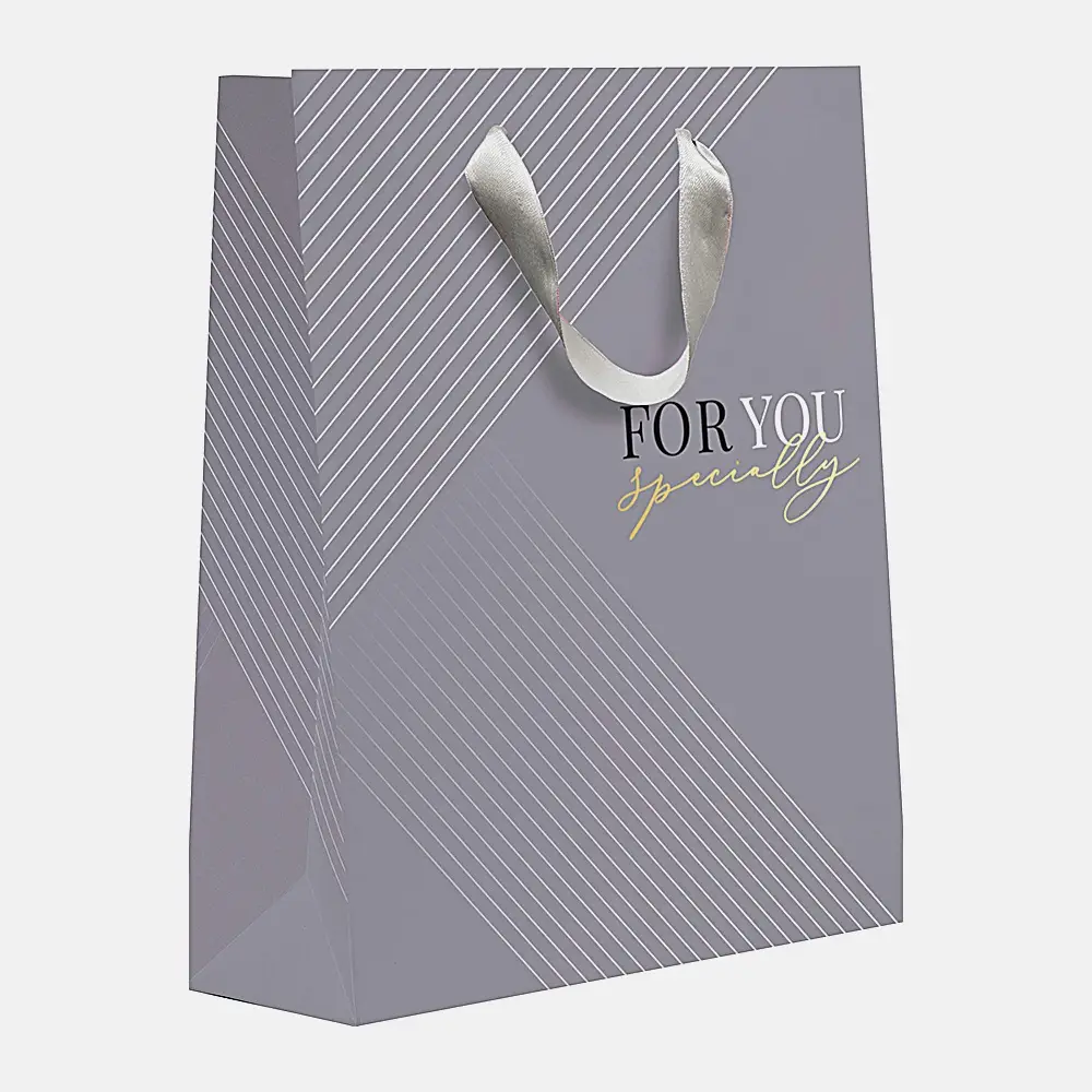 Пакет подарочный Пакетико матовая ламинация LV ПДЛ М 31.5*25.5 см в ассортименте