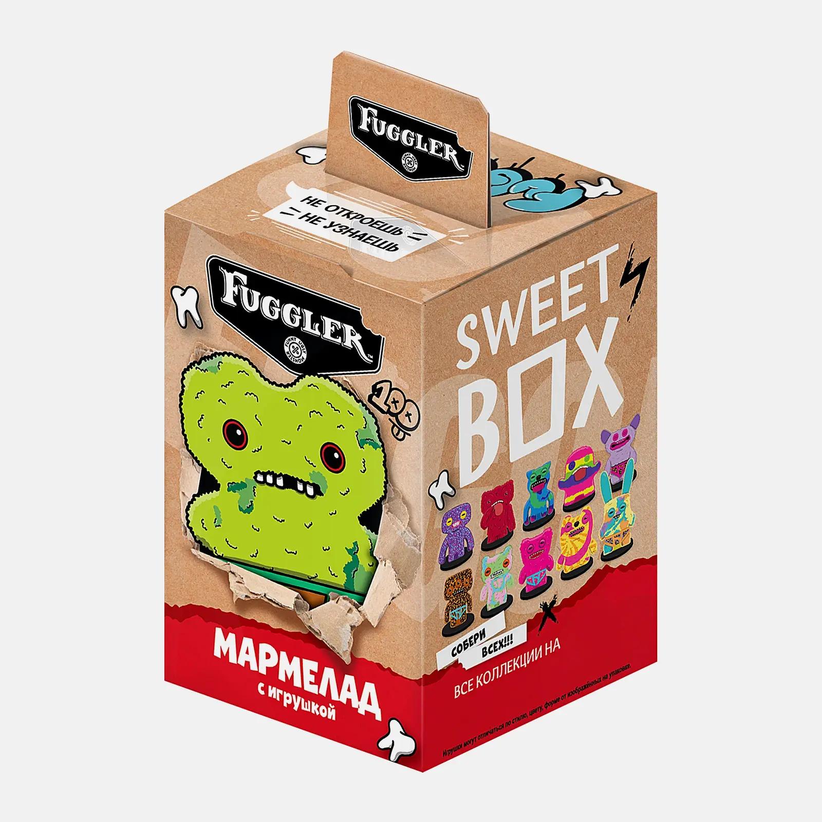 Мармелад с игрушкой в коробочке Sweet Box Fuggler 10г в ассортименте