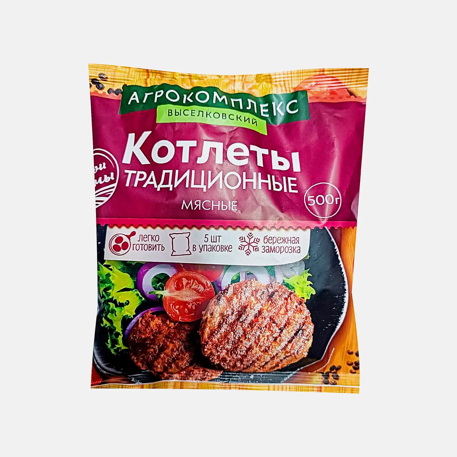 Котлеты Агрокомплекс Традиционные 500г