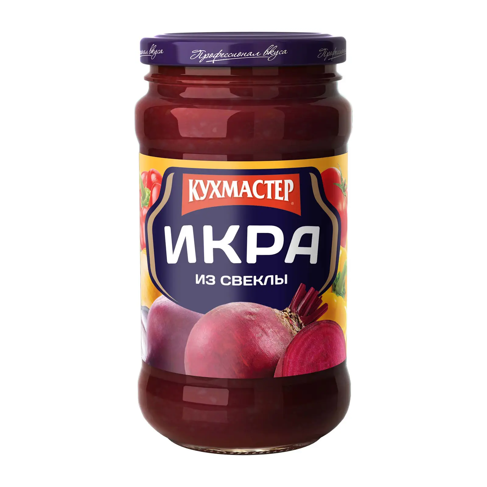 Изображение товара Икра из свеклы Кухмастер 400г натуральная закуска