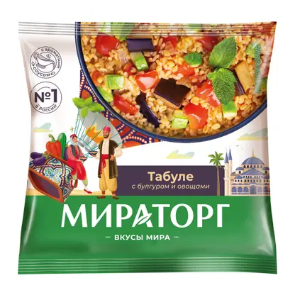 Изображение товара Табуле с булгуром и овощами Мираторг 400г