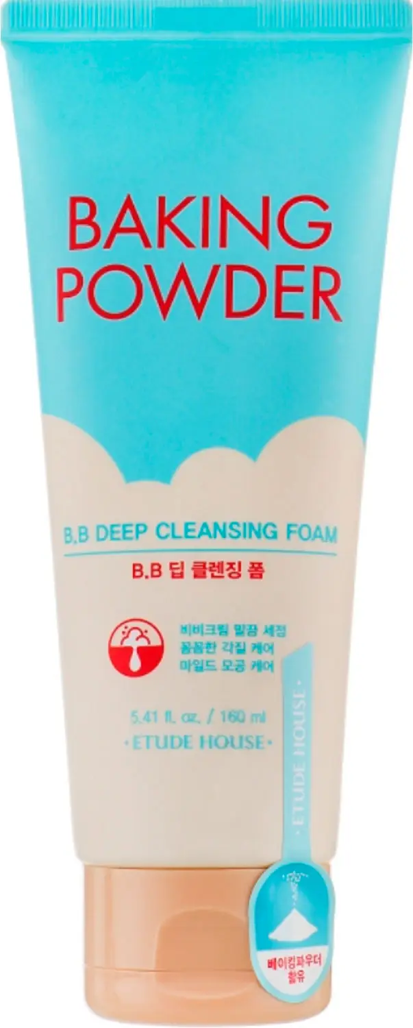 Пенка очищающая Etude House Baking Powder для снятия ББ-крема 160мл