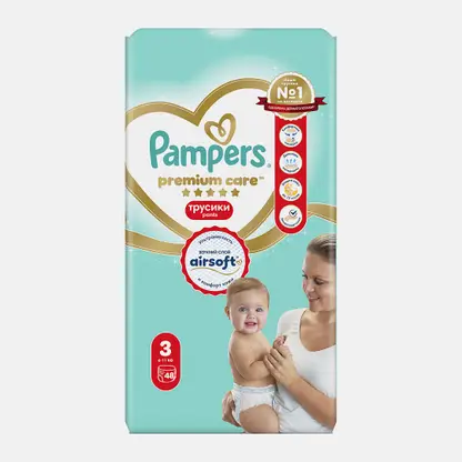 Трусики Pampers Premium Care Midi 6-11кг 48шт