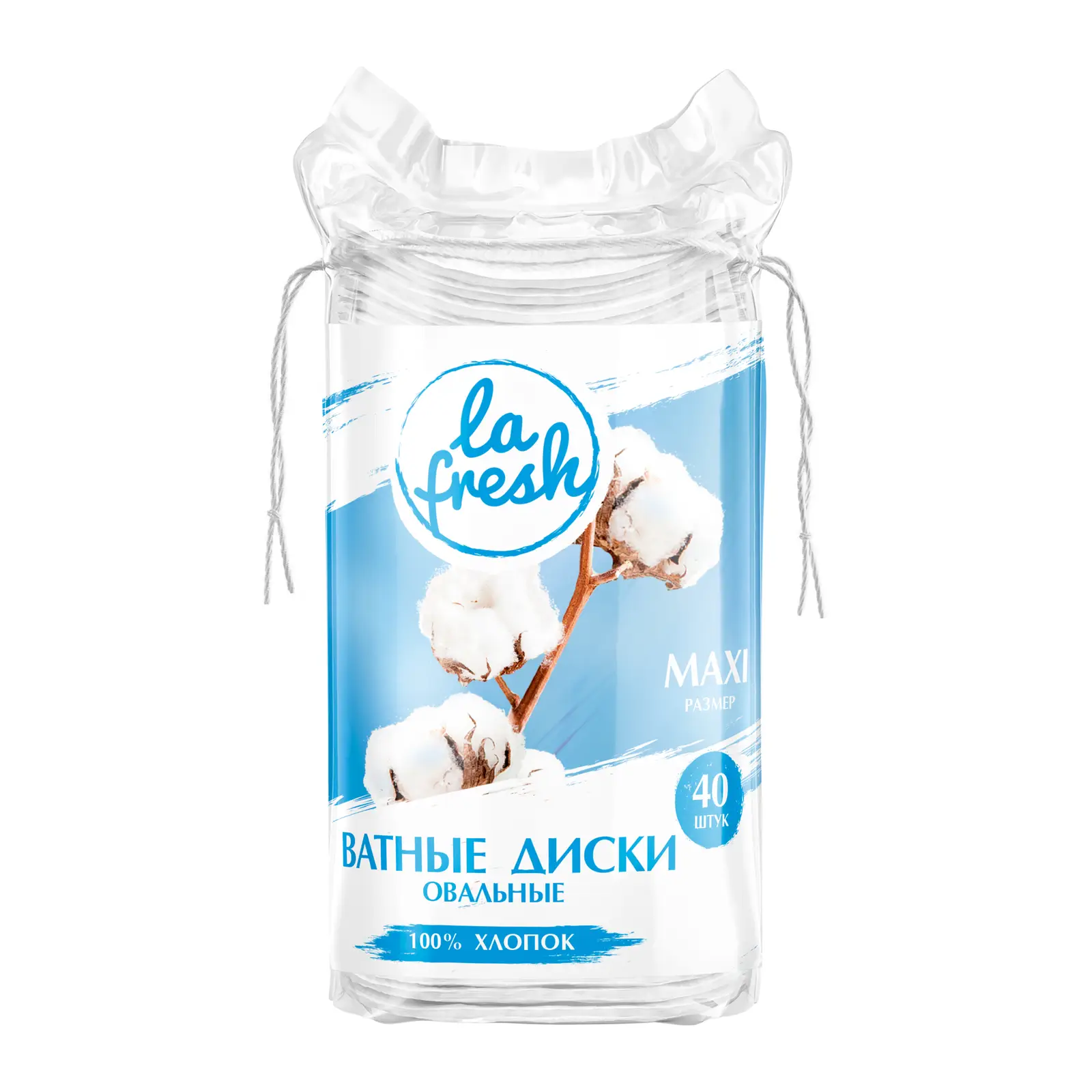 Ватные диски La Fresh овальные 40шт