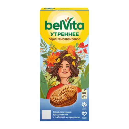 Изображение товара Печенье Утреннее Мультизлаковое Belvita 225г