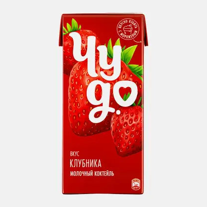 Коктейль молочный Чудо. со вкусом Клубника 2% 960г